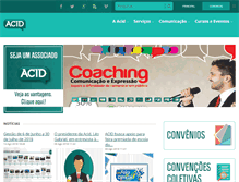 Tablet Screenshot of portalacid.com.br